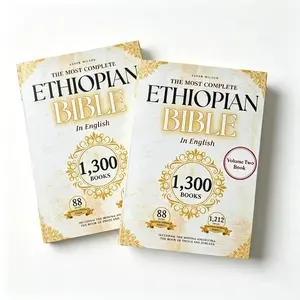 【2 BOOKS】The Complete Ethiopian Bible in English Volume 1&2 | 88 Scriptures Including Apocrypha, Book of Enoch, Jubilees & Sibylline Oracles | Study Christian Bible | Handy Size | Soft Cover