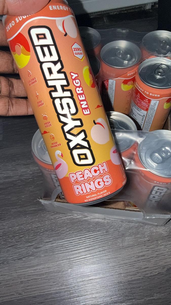 Item: Peach Candy Rings, 12 Pack