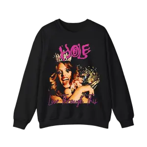 Vintage Hole Band Live Through This Black TShirt Men's Sweatshirt, Gift For Fan, Casual Cotton Fabric Menswear T-Shirt