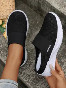 Women's Mesh Casual Shoes, Comfortable Fashion, New Versatile Home Slippers, Daily Outdoor Flat Sandals, Stylish and Comfortable
