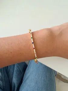 Colorful Glitter Bracelet