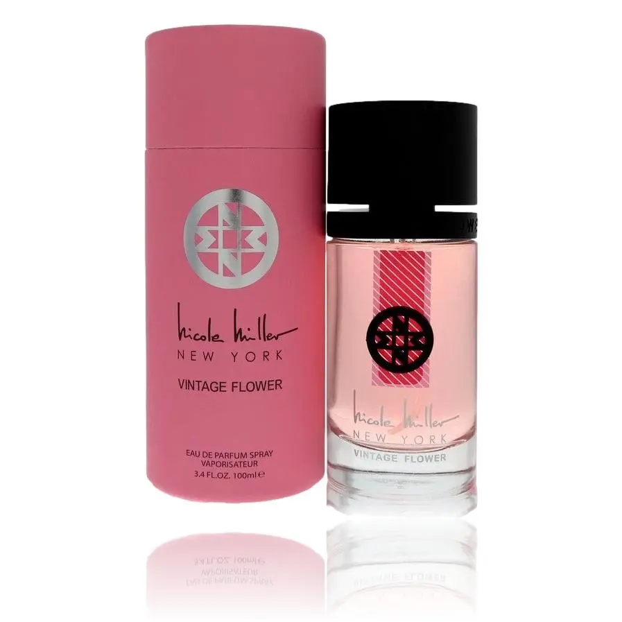 Nicole Miller NY Vintage Flower Women's Fragrance, 3.4 fl oz EDP Spray, Floral Blend Scent for Women, Flowers Women's Fragrance