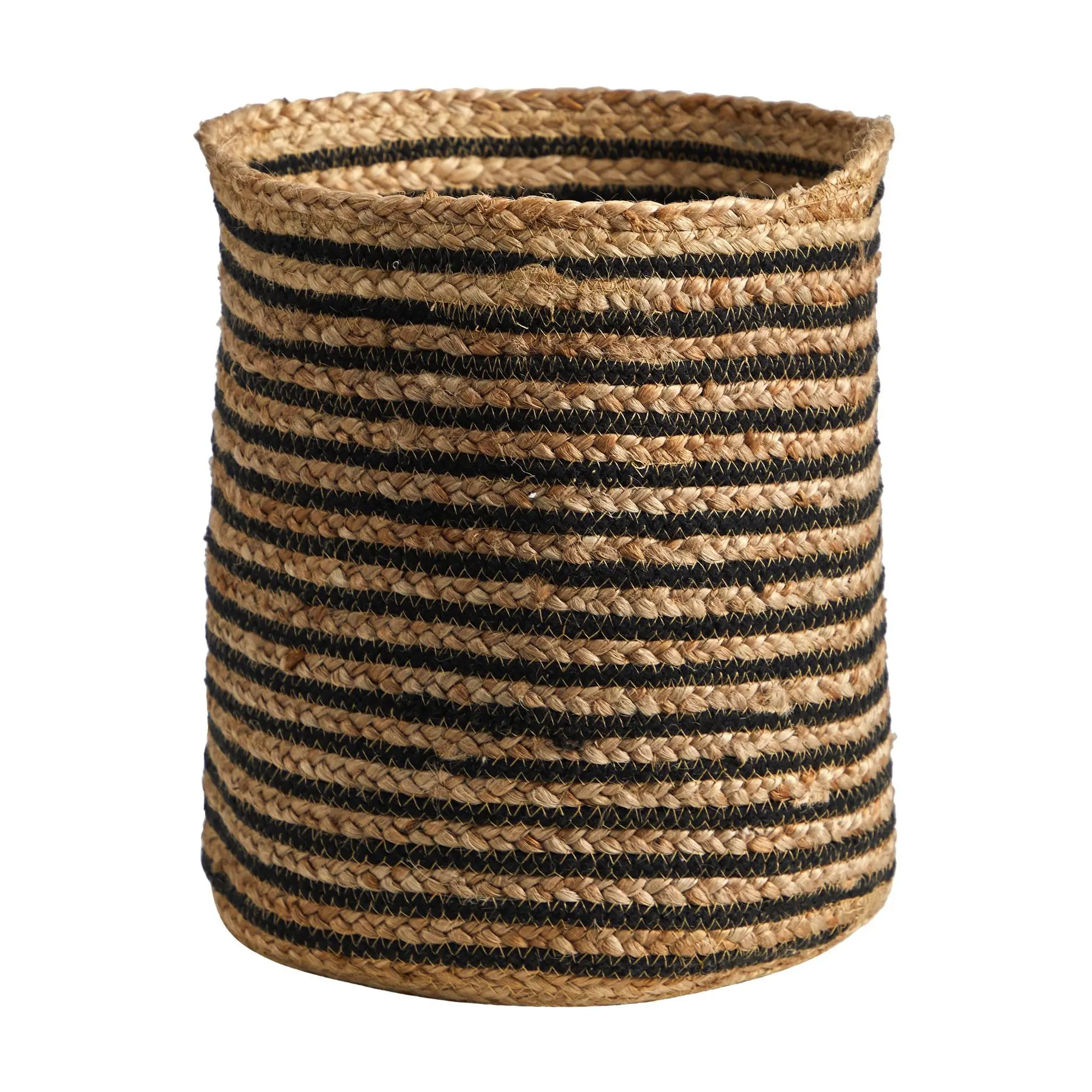 Nearly Natural 13.5" Handmade Natural Jute Planter