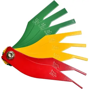 Brake Lining Thickness Gauge 8 Piece SAE & Metric Steel Constructions