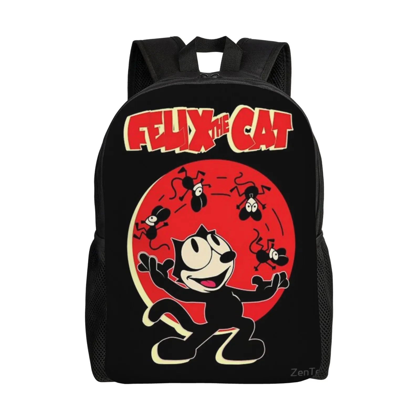 Cartoon Felix the cat Backpack Spacious and Ultra-Light Felix merch Shoulder Backpack utility Felix Laptop Backpack for Men Women Schoolbag for Work Hiking Travel