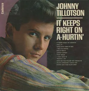 Johnny Tillotson - It Keeps Right On A-Hurtin (1962, Cadence) VG+/VG+