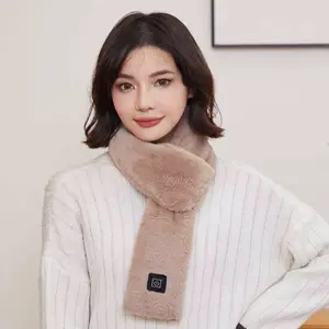 Winter Motorcycle Scarf Temperature Heating Scarf 3 Gears Adjustable USB Rechargeable Electric Heating Neck Scarf Cover Washable Does not apply