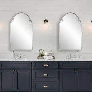 212 Main 22 x 38 x 1 in. Mirror, Silver