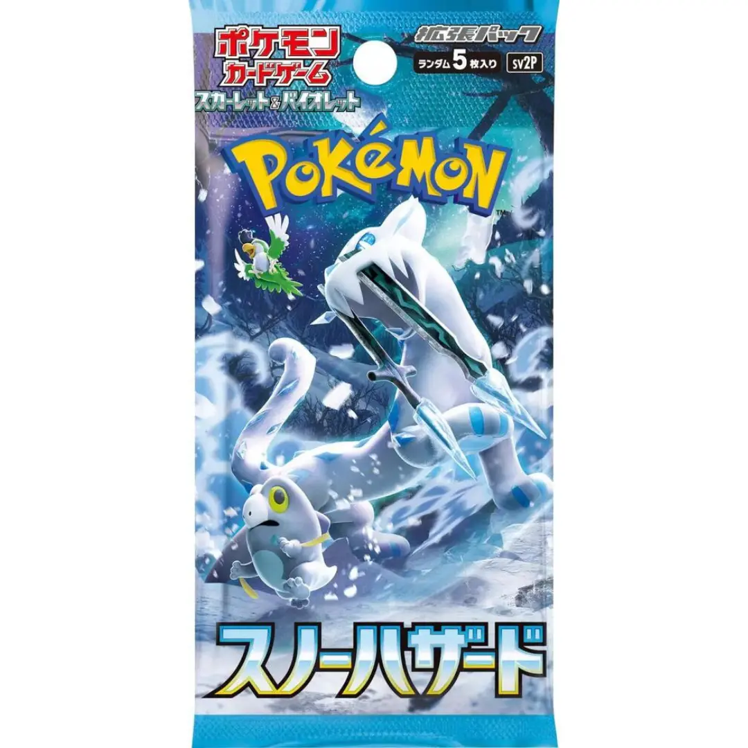 Snow Hazard - Booster Pack - 5 Random Cards - SV2P - Japanese / Korean -  TikTok Shop