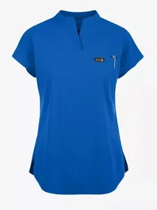 koi Basics Ari Women's 1-Pocket STRETCH Dolman Sleeve Mandarin Collar Scrub Top