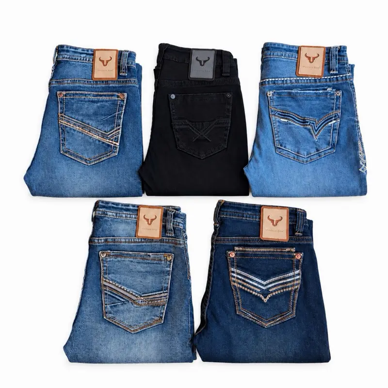 Men's Western Boot-Cut Jeans