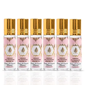 Pink Blush Shams Al Emarat Khususi Roll-On Perfume Oil 10ml (0.34 oz) by Ard Al Zaafaran (Pack of 6)