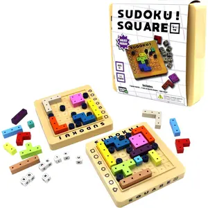 Sudoku Square - Sudoku Strategy with A Twist! 248832 Solutions STEM Genius Game, Roll The Dice & Race Your Opponent, First Player to Complete The Puzzle Wins!