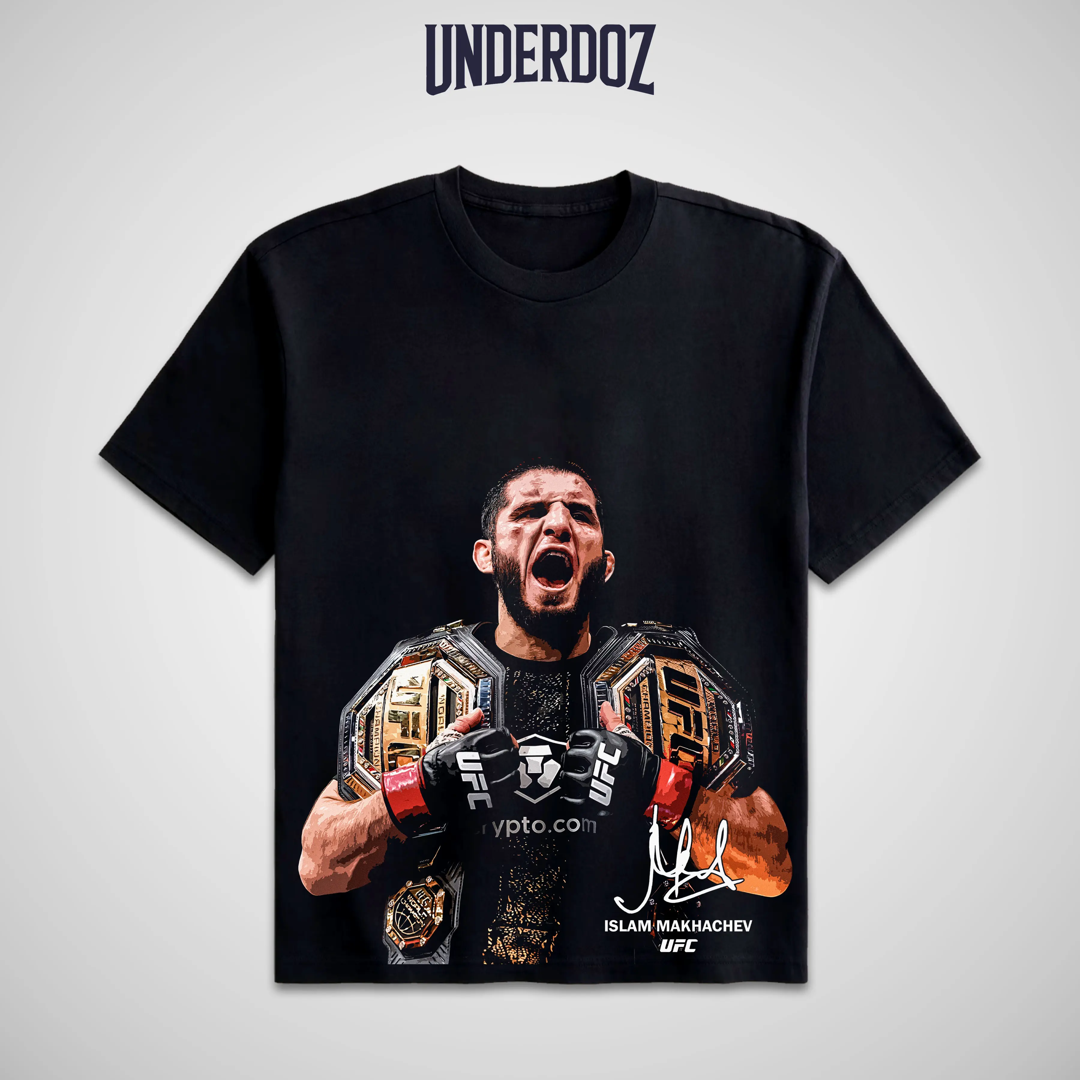 UnderDoz Islam Makhachev Champ Champ T-shirt, Islam Makhachev UFC 330 Graphic Tee, UFC MMA Shirt, Gift for Fighters, Sports Apparel Cotton Tee, UFC Merch, Vintage Casual Style Gift