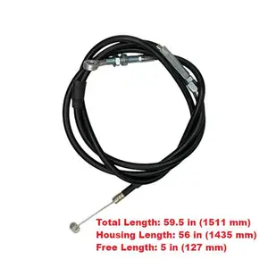 Parking Brake and Front Hand Brake Cable for Coolster 110CC ATV-3050C (HBL-3) (LSL-EE004)