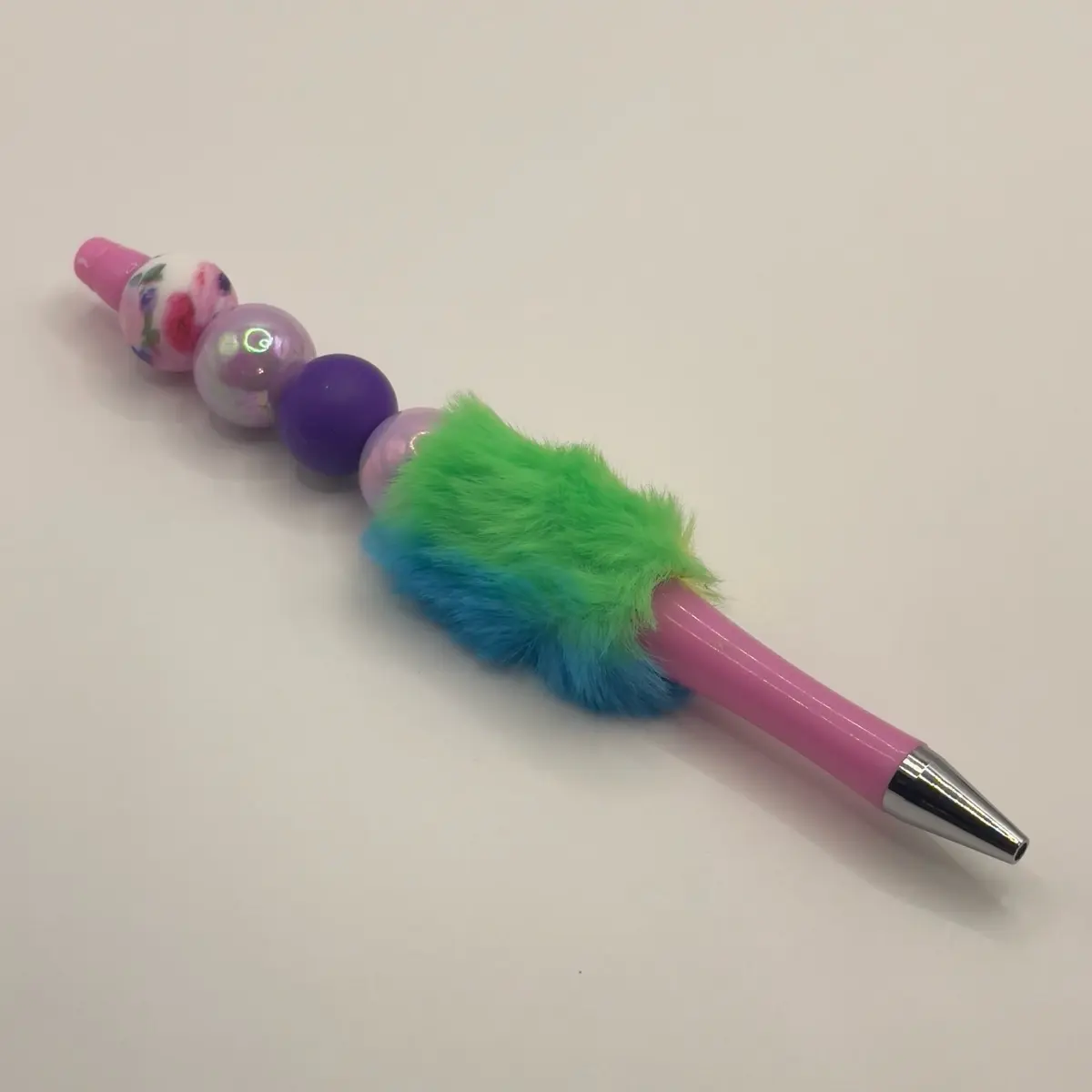 Unique Floral Beaded Pen for Calming Sensory Experience - Perfect for Writing, Drawing and Decoration