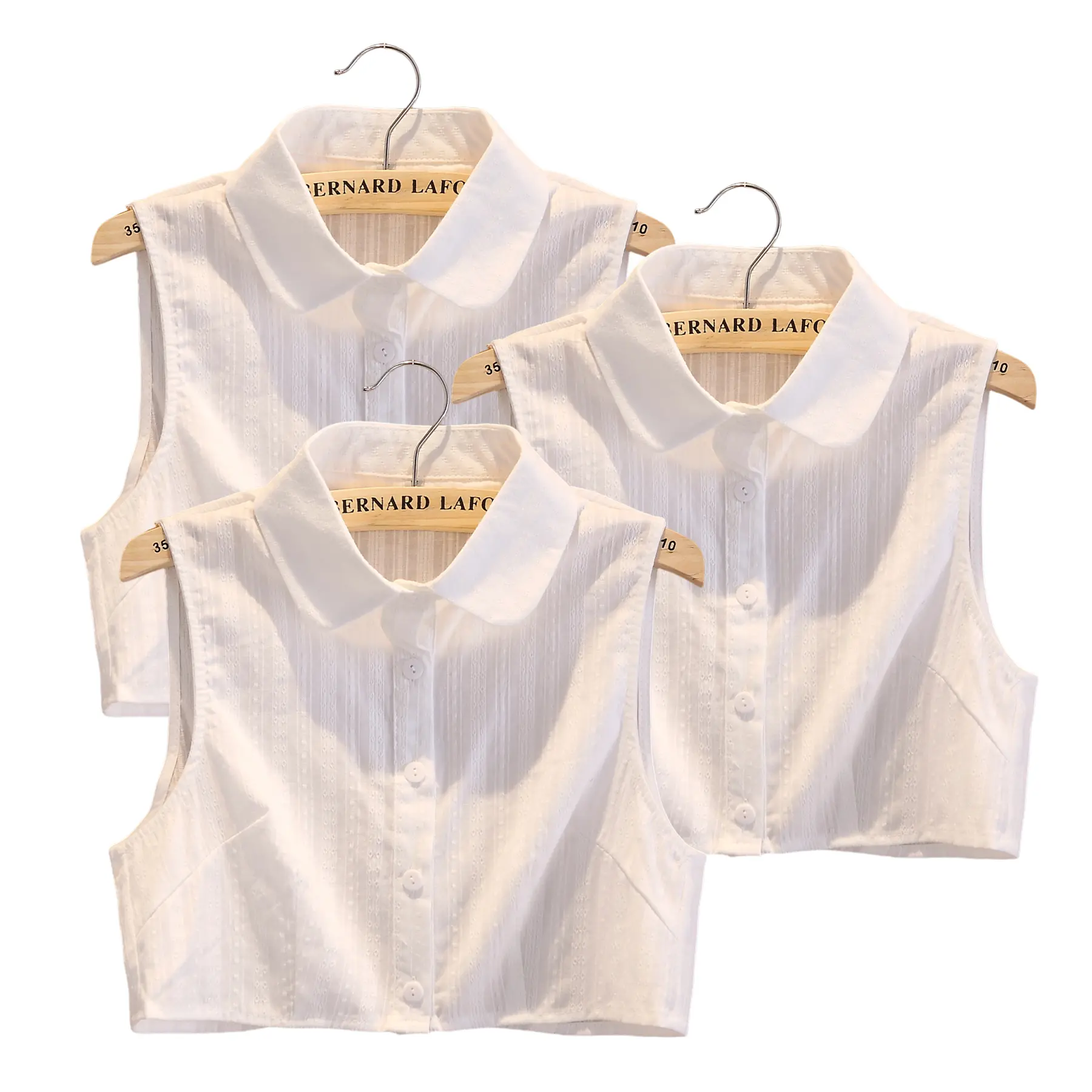 white round collar-3pcs