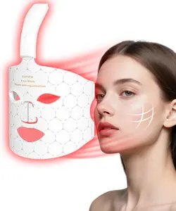 LED Light Therapy Mask for Face for Wrinkles &Acne Treatment, LED Face Mask-with Red Light Therapy, 2-YearWarranty, 630nm & 850nm Infrared Light Therapy Mask at Home Portable, LED Facial Mask Skincare at Home and Travel
