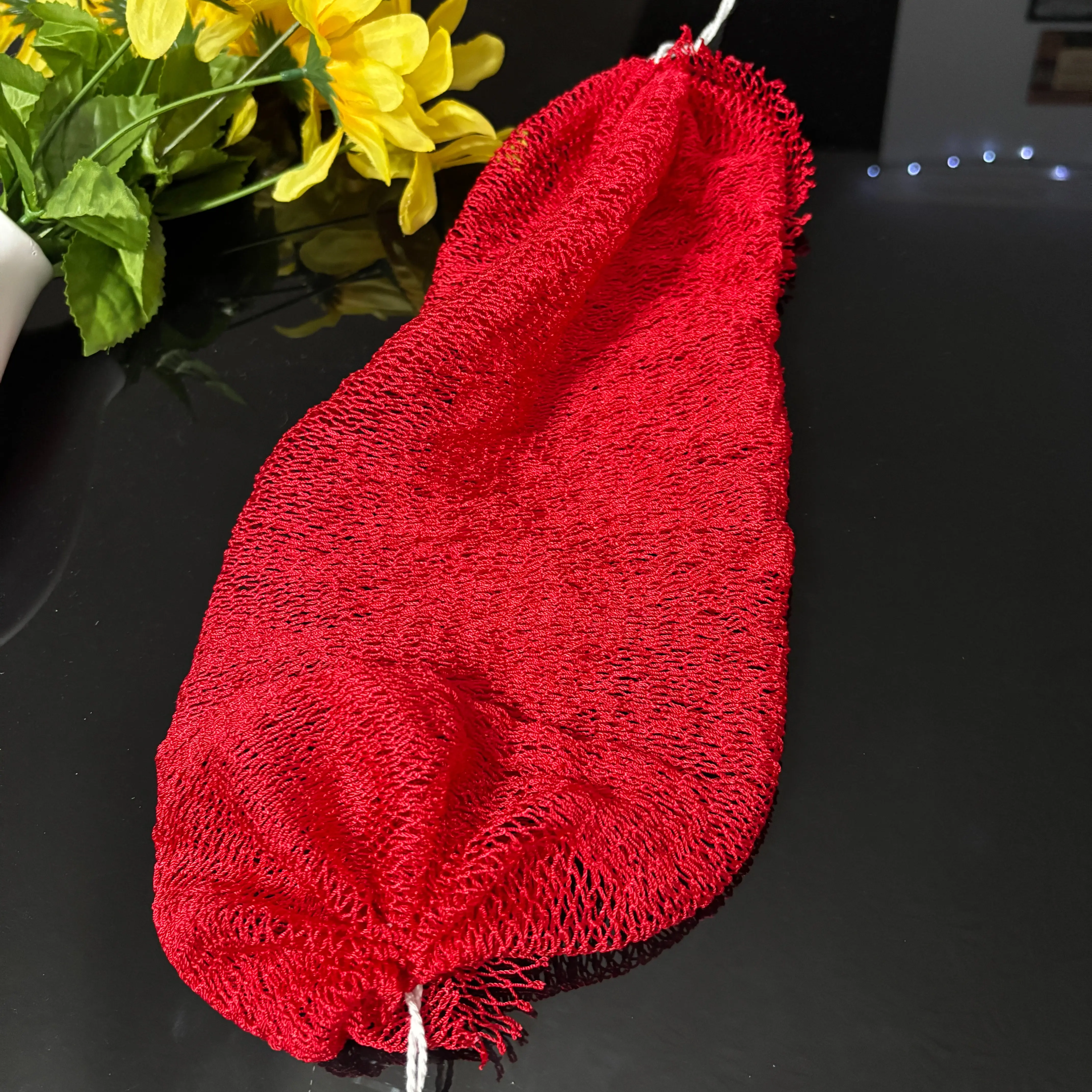 Authentic Rough African Net Sponge from Ghana - Ultimate Daily Exfoliating Bath Sponge - Deep Exfoliation, Rich Tradition