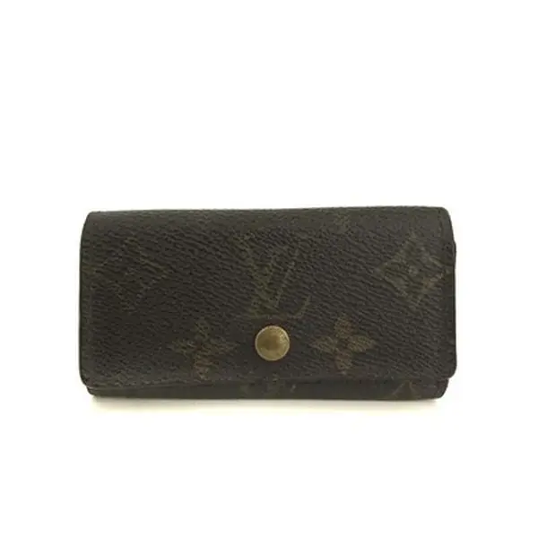 Pre-owned Louis Vuitton Other Other Monogram Multicles 4 Ring Key Case Brown 12645624392/991116