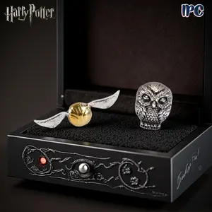 1PC Harry Potter Officially Licensed 2 Styles to Choose from Golden Snitch Owl Magic Academy Style Brooch Clothing Wizard Costume Collectible Gift Enchantment Magic Sentiment Academy Glory Wizard Theme Party Halloween Birthday Christmas