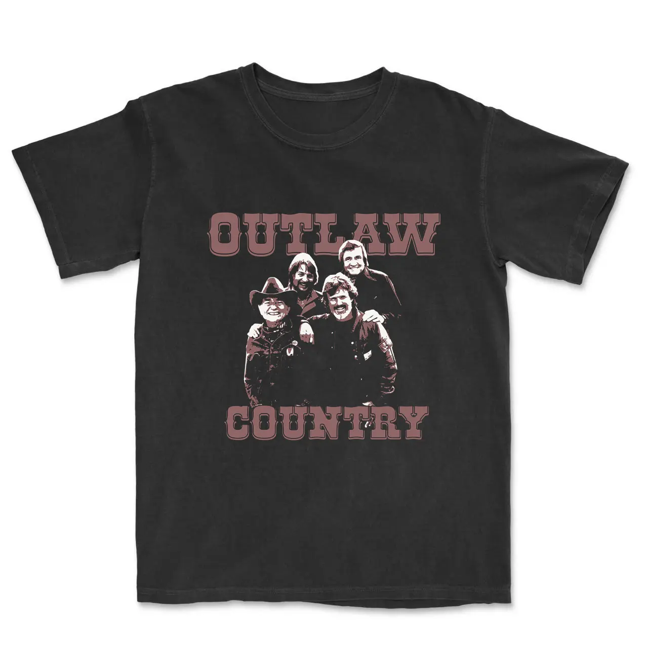 Outlaws Country Tee, Country Music, Willie And Waylon, Country Girl, Redneck Gift, Country Music Tee, Outlaw Gift, Country Road Tshirt, Country Music Shirt, Unisex T-Shirt, Gift T-Shirt, Unisex Cotton Crewneck Top Menswear Womenwear Streetwear