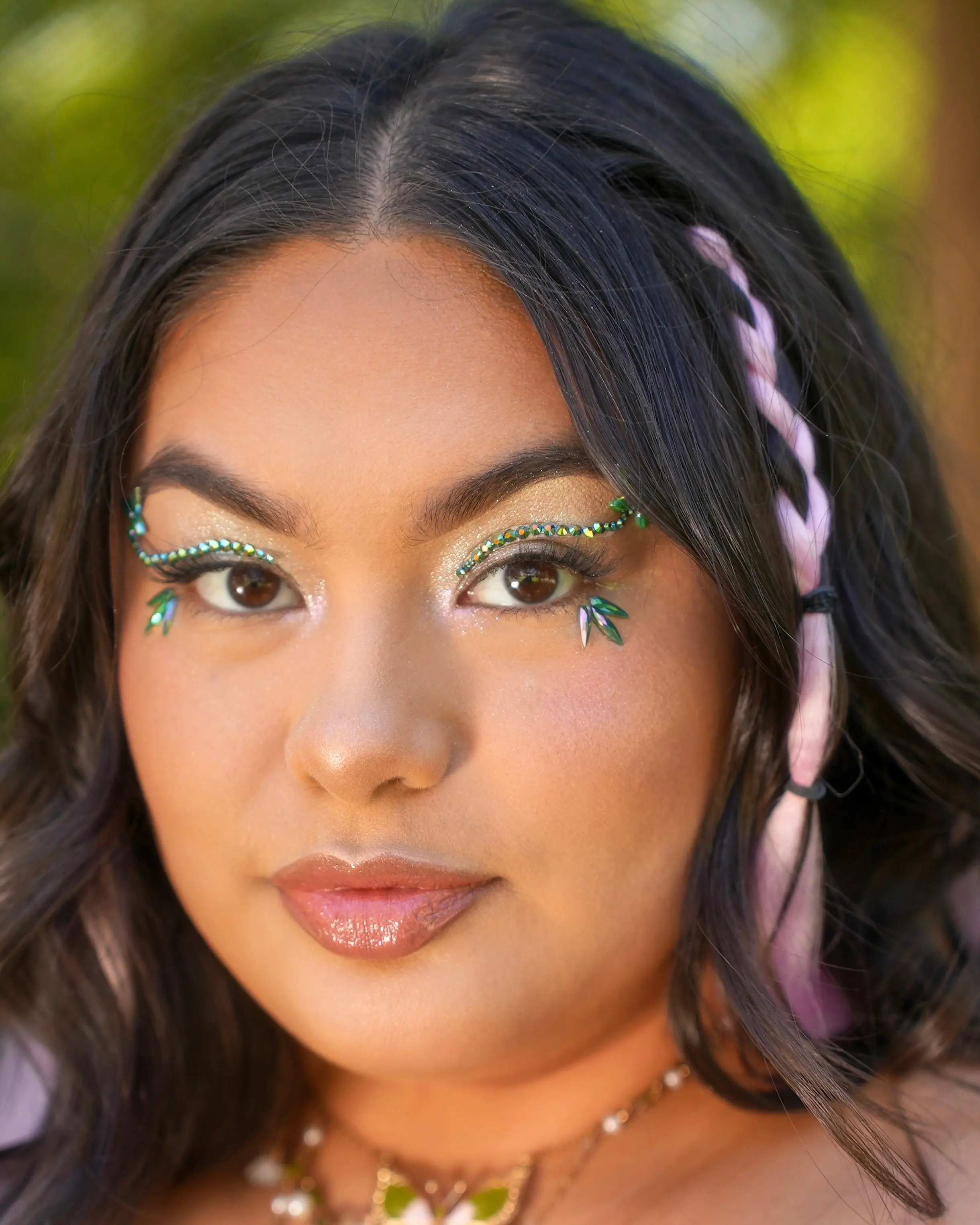 DIY Earth Angel Leaf Face Jewels, Shimmer and Shine Body Shimmer for Scrapbooking & Stamping Projects