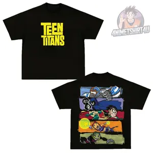 Teen Titans Acid Washed Graphic Shirt Vibe Urban Energy Hero Printed Design Shirt For Men Hoodie boys merch Clothes designer clothing men clothing