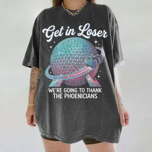 Comfort Colors Spaceship Earth Epcot Inspired Vintage T-shirt Thank The Phoenicians Matching Family Vacation Tshirt