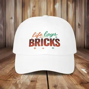 Life Lays Bricks Dad Cap