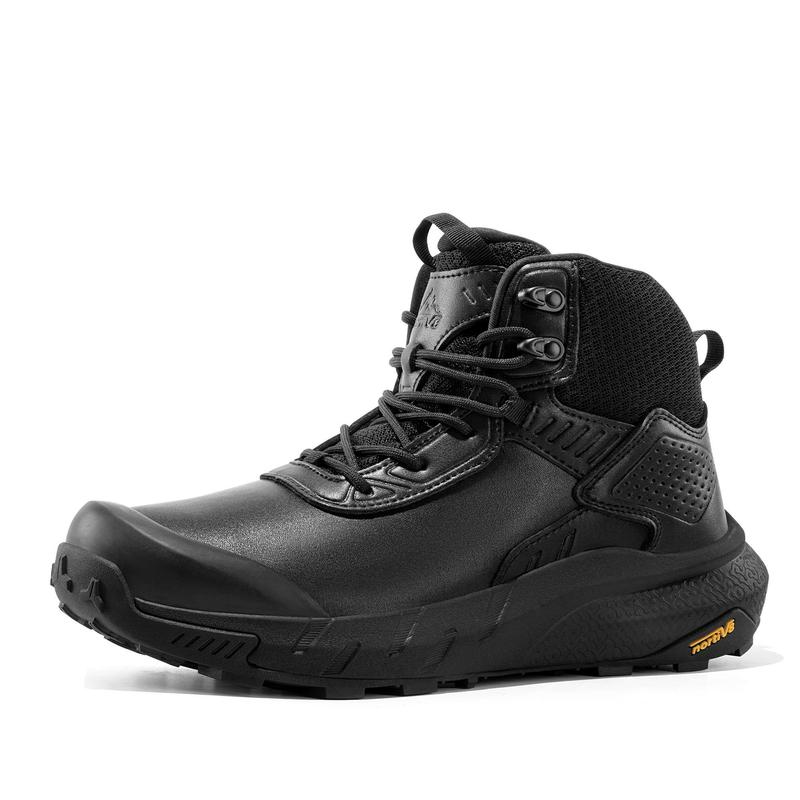 NORTIV 8 VaporGuard Men's Waterproof Military Tactical Boots Black Closed Ankle-high Design YKK Zipper Hook-Loop Strap Closure Breathable Durable NORTIV 8 VaporGuard Men's Waterproof Military Tactical Boots Black Closed Ankle-high Design YKK Zipper Hook-Loop Strap Closure Breathable Durable