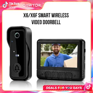 Video Doorbell Camera with Screen, No App, No WiFi, Night Vision, Two-Way Talk, No Wiring, 130° Wide Angle, High Sensitivity Motion Detection, Built-in Battery, No Subscription Required, Easy Install, Summervibes, Fathersdaygift, DealsForYouDays