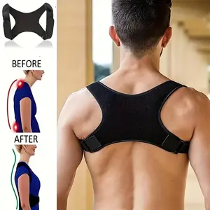 Invisible Posture Corrector for Men, Women and Kids, Effective Back Support, Adjustable Back Brace for Improved Posture, Comfortable Wear and Adjustable Fit, Posture Strap