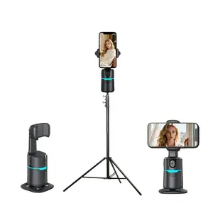 [2026 Upgraded] MYDASH 360° Rotation Selfie Stick, Auto Face Tracking Tripod with Fill Light for Android/IPhone, No App Required, 67" Selfie Stick for TikTok/Vlog/Video/Live Steaming,Smartphone Camera Accessories