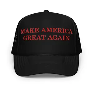 Make America Great Again Foam Trucker Hat - Red Logo