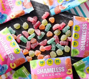 Shameless Snacks (10) 1.8oz Bags Gummy Candy Variety Pack