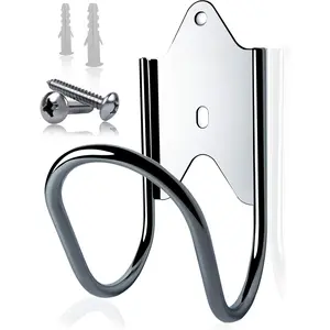 Garden Hose Holder, Garden Hose Hanger Wall Mount for Water Hose, Extension Cords, Air Compressor Hose, Heavy Duty & Rust Proof Set of 1