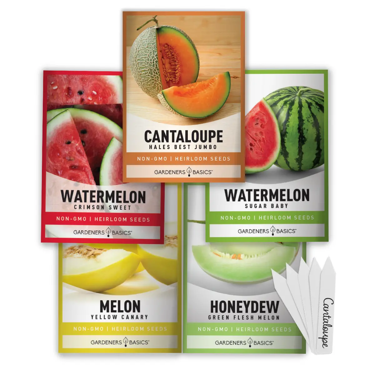 Assorted Melon Seeds | 5 Variety Pack seed starter kit fresh seed growing kit