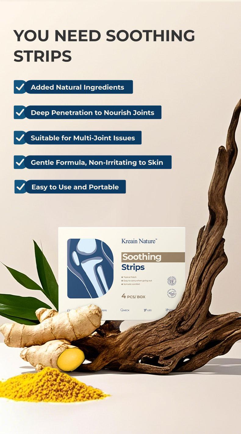 Kreain Nature 1 Soothing Strips Joint Patch Apply on Shoulders Arms Knees Perfect for Sports Workouts & Daily Comfort dealsforyoudays Kreain Nature 1 Soothing Strips Joint Patch Apply on Shoulders Arms Knees Perfect for Sports Workouts & Daily Comfort dealsforyoudays