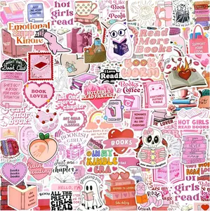100PCS Girly Stickers for Kindle, Laptops, Books, Reader, Coloring Books, Journals, iPad, Ebook, Waterbottles