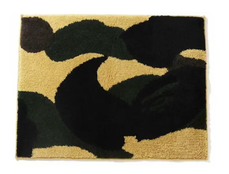 Bape Color Camo Rug Yellow Camo