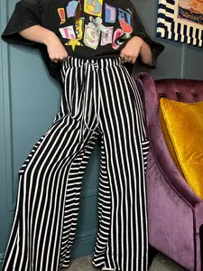 Cookies & Cream Soft Striped Cargos