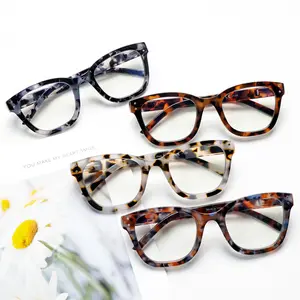 4-Pack stylish blue-light-blocking reading glasses. Featuring a spring-loaded metal hinge design, they suit most face shapes, are comfortable to wear, and boast a stylish, timeless look. Perfect for computer work, reading, and daily commuting.