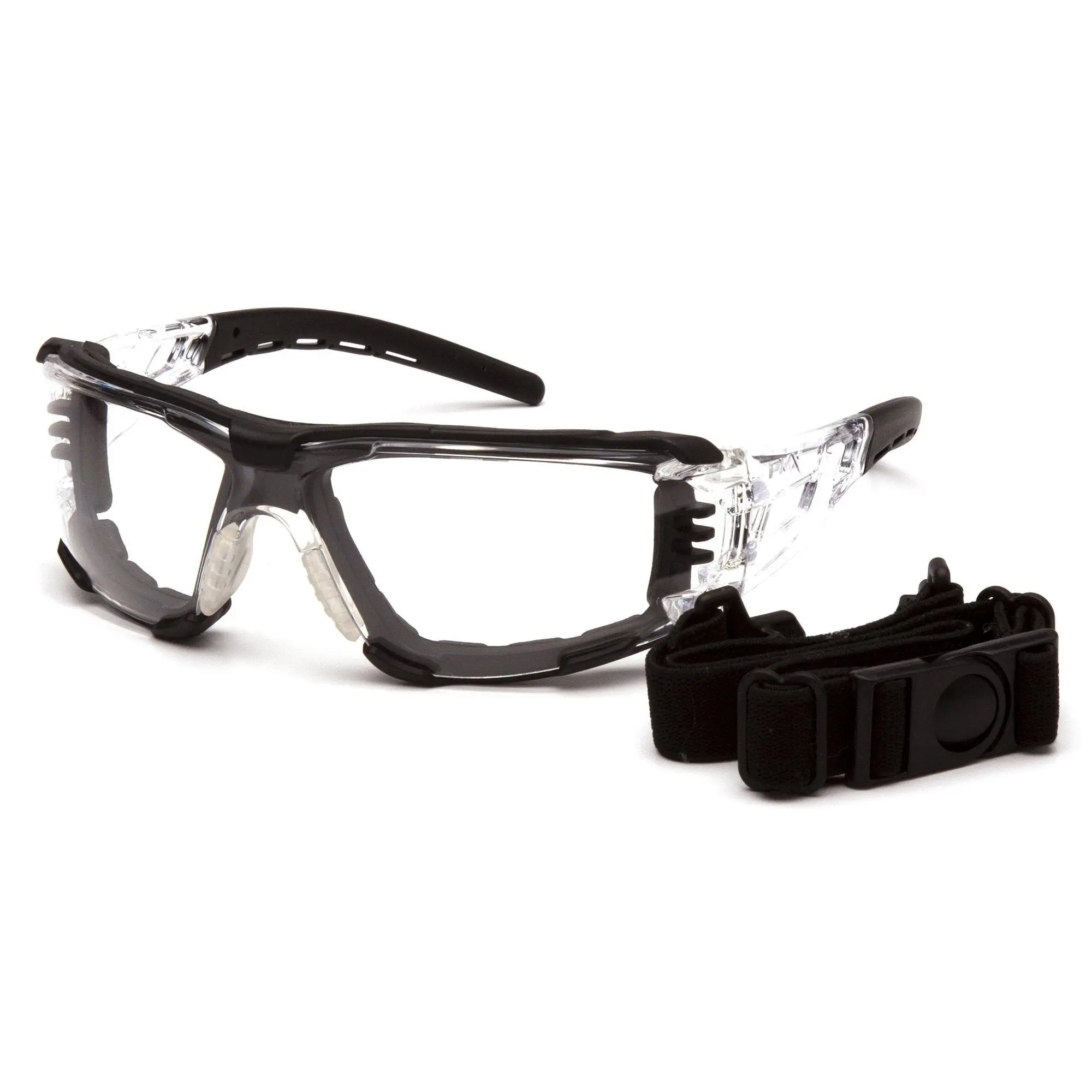 Pyramex FYXATE SB10210STMFP Clear H2MAX Anti-Fog Lens with Clear Temples