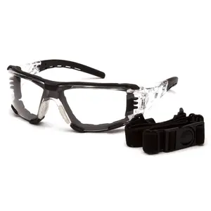 Pyramex FYXATE SB10210STMFP Clear H2MAX Anti-Fog Lens with Clear Temples