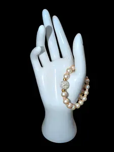 Camel Pearl Bracelet