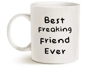 Best Friend Coffee Mug, Best Friend Ever Best Holiday Gifts for Friend Cup, Gift for Friend