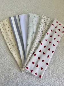 Women Floral Print Square Headband Zigzag Headband Set, 6-Piece Fashionable Hair Accessories, Stylish Women's Accessory for Daily Wear & Special Occasions