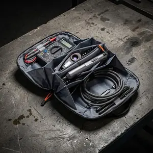 Heavy Duty EDC Tech Pouch & Tool Organizer | Waterproof Utility Bag for Cables, Chargers, Screwdrivers | Travel & Work Essential Tool Storage Bag