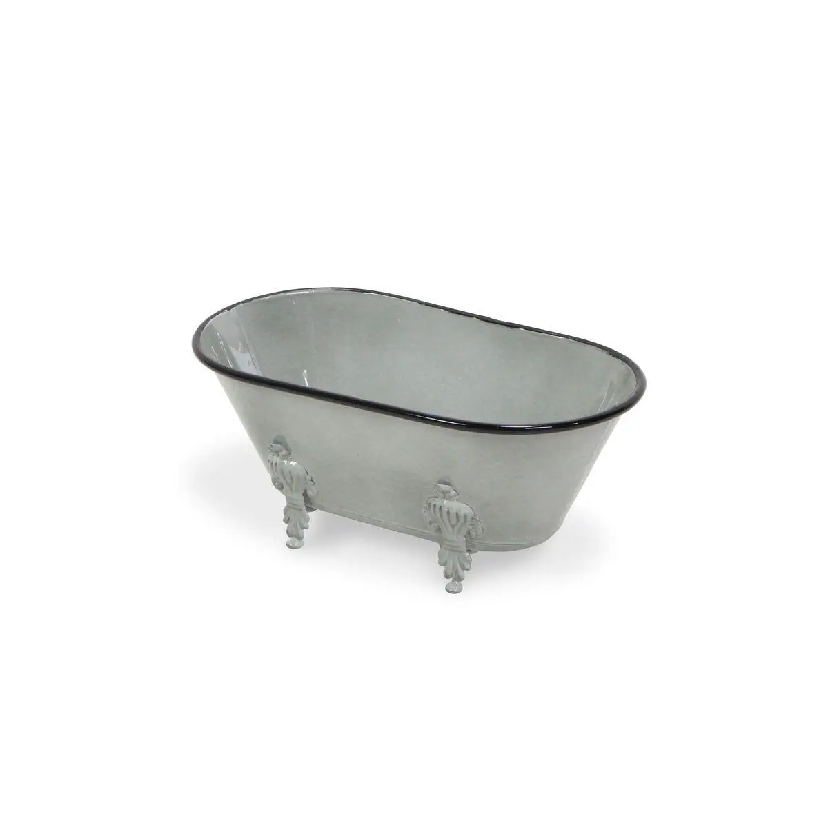 Cheungs 5129L-GR Gray Decorative Metal Bathtub
